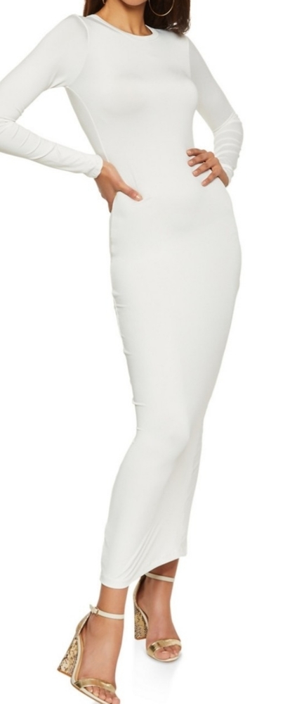 Ankle Length Sexy Bodycon Dress